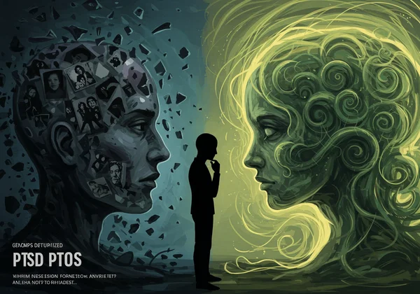 Person confused between PTSD and anxiety