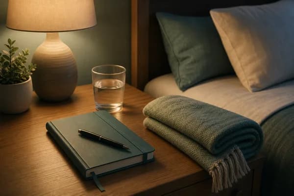Calm sleep reflection journal