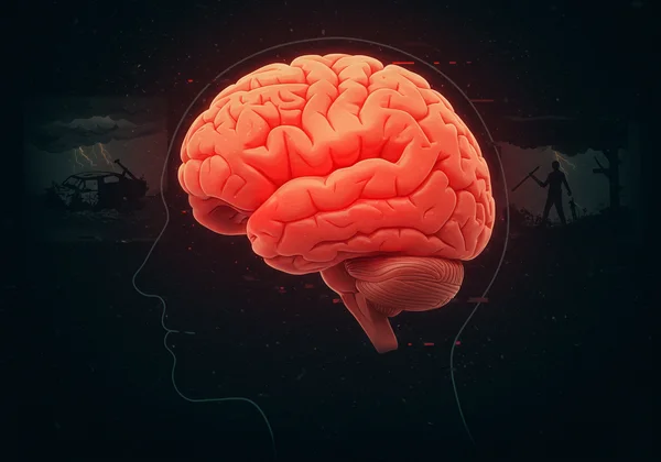 Brain stuck in danger mode after trauma